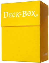 (image for) Ultra Pro Deck Box Yellow
